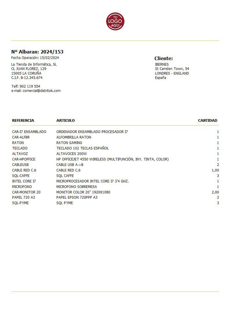 Albaran 01 sin valorar