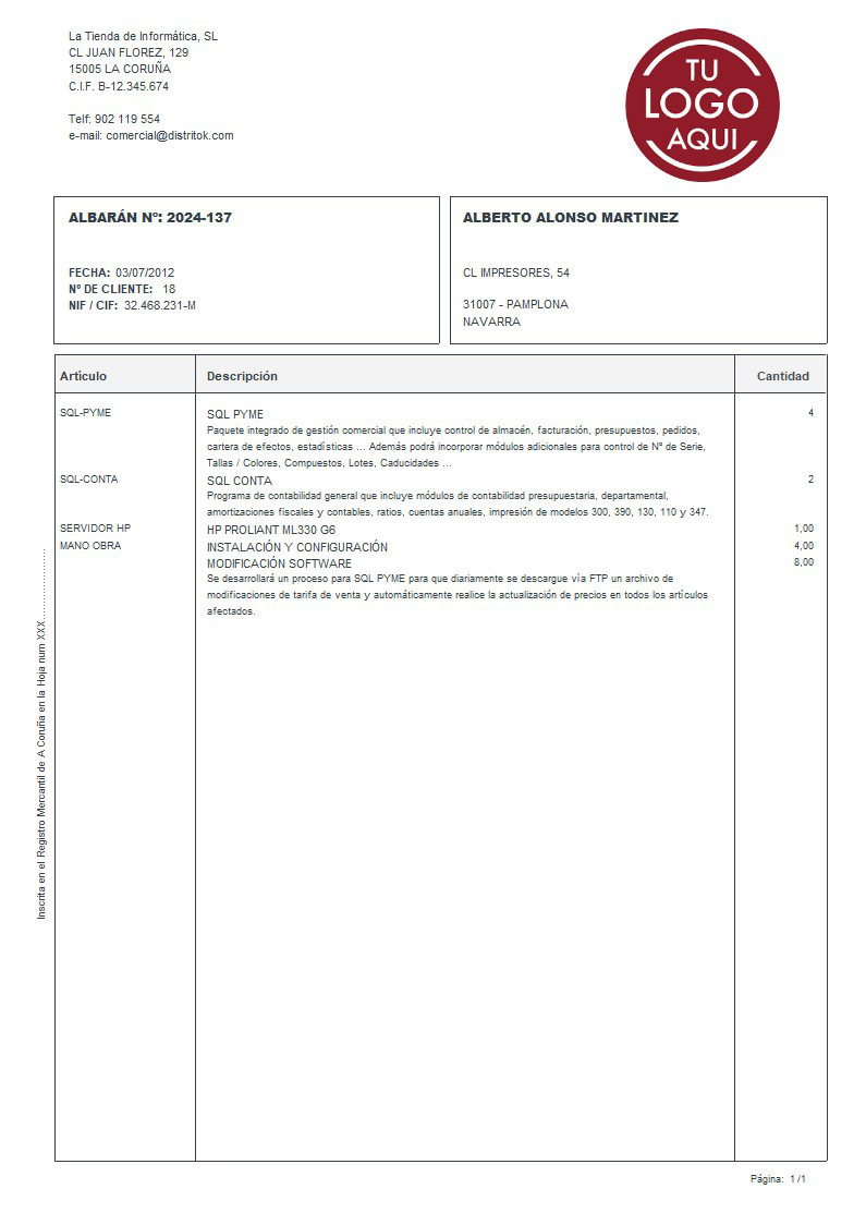 Albaran 02 sin valorar