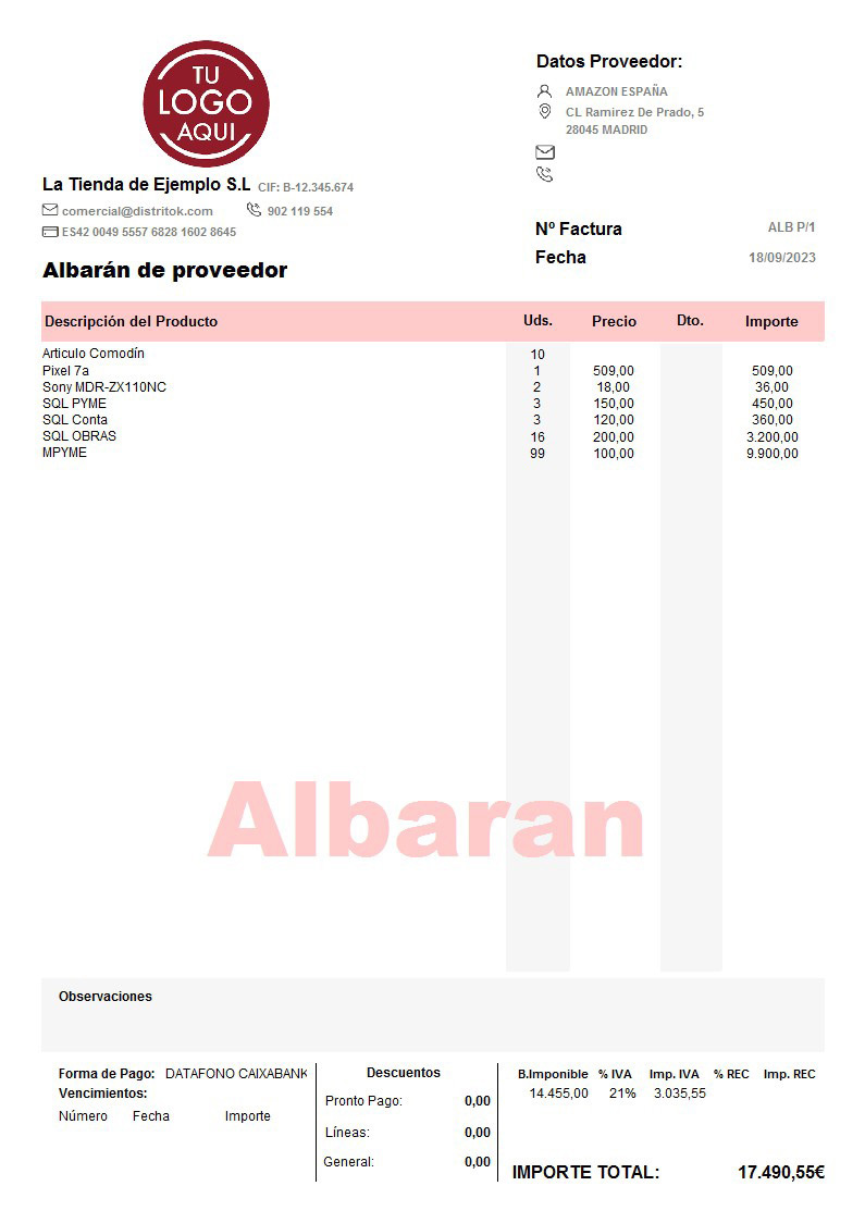 Albaran prov 03 generico