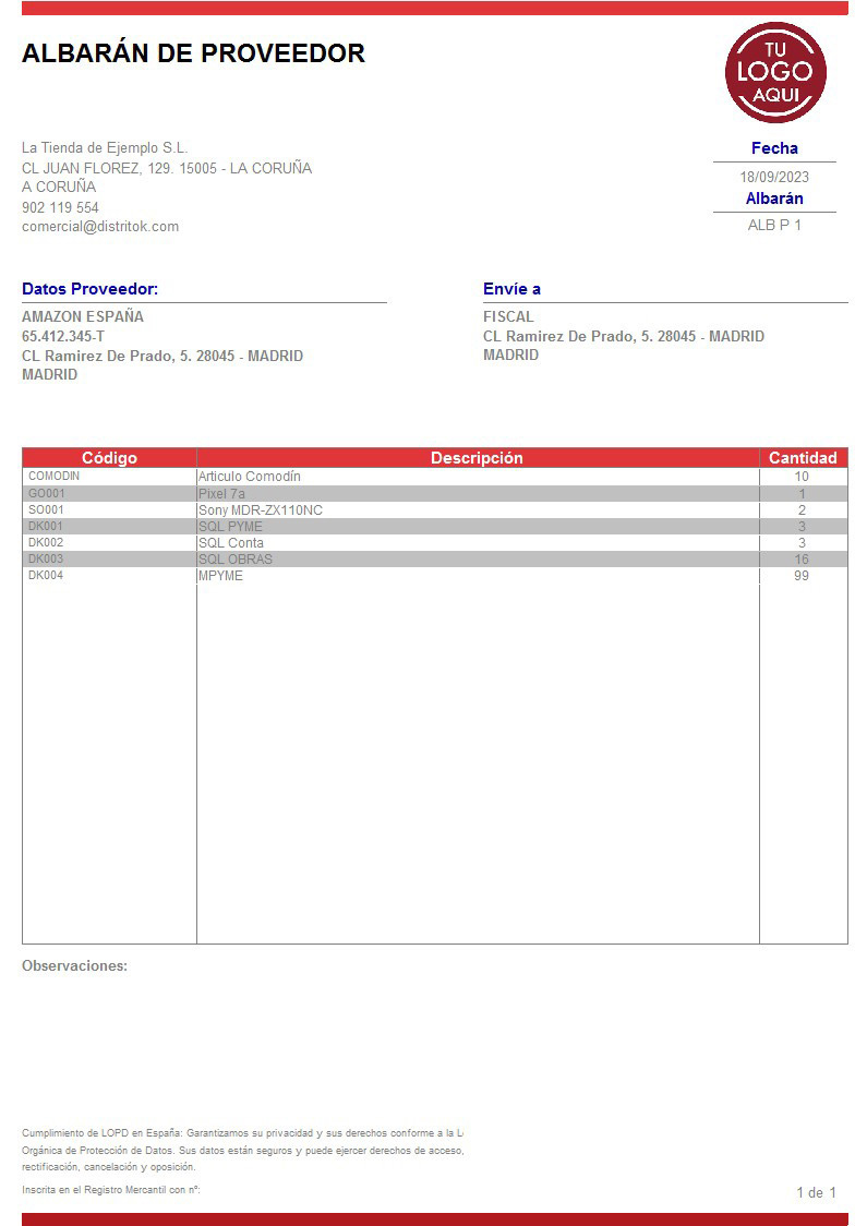 Albaran prov 08 sin Valorar