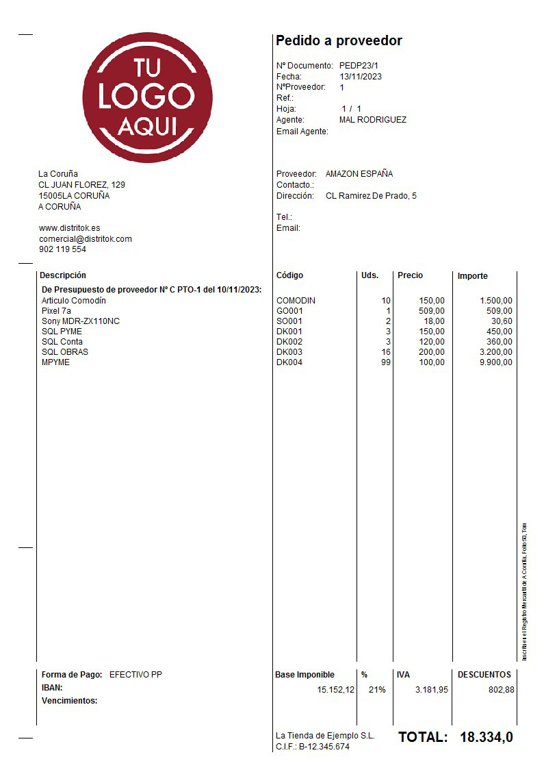 Pedido prov 06 generico