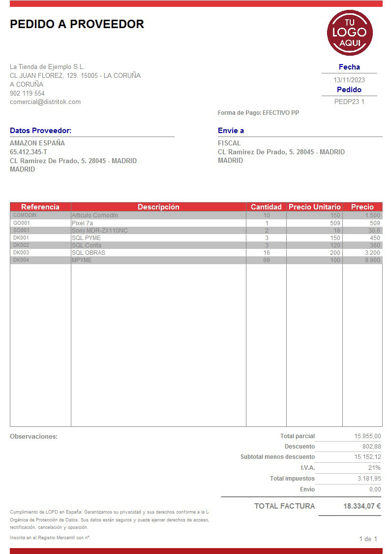 Pedido prov 08 generico