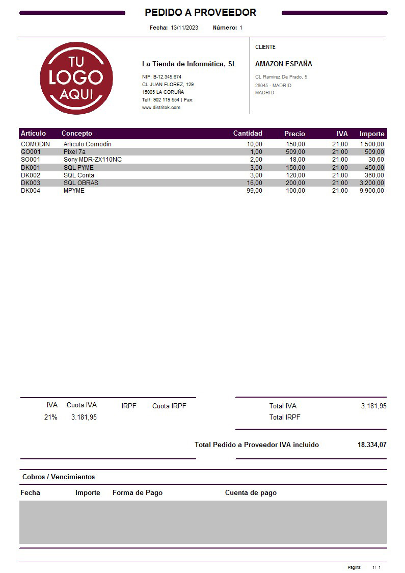 Pedido prov 11 generico