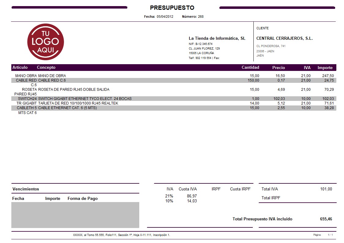 Presupuesto 11 apaisado