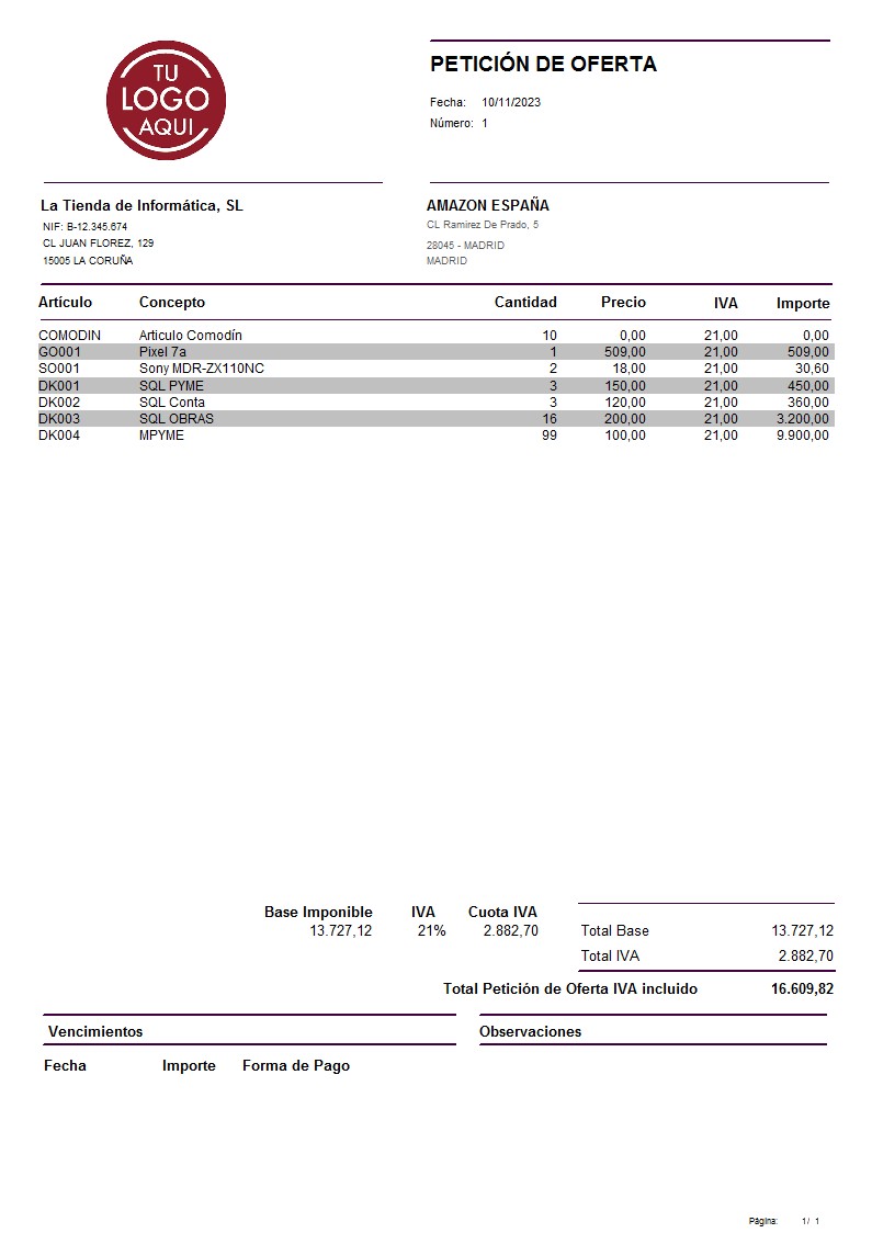 Presupuesto prov 09 generico