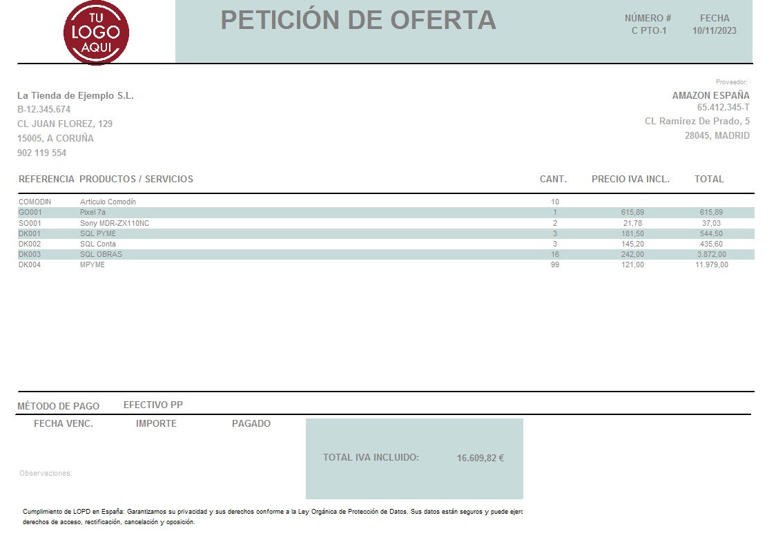 Presupuesto prov 10 apaisado IVA Incluido