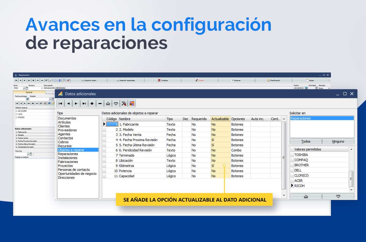 Avances en la configuración de las reparaciones - TeamSystem | Distrito.K