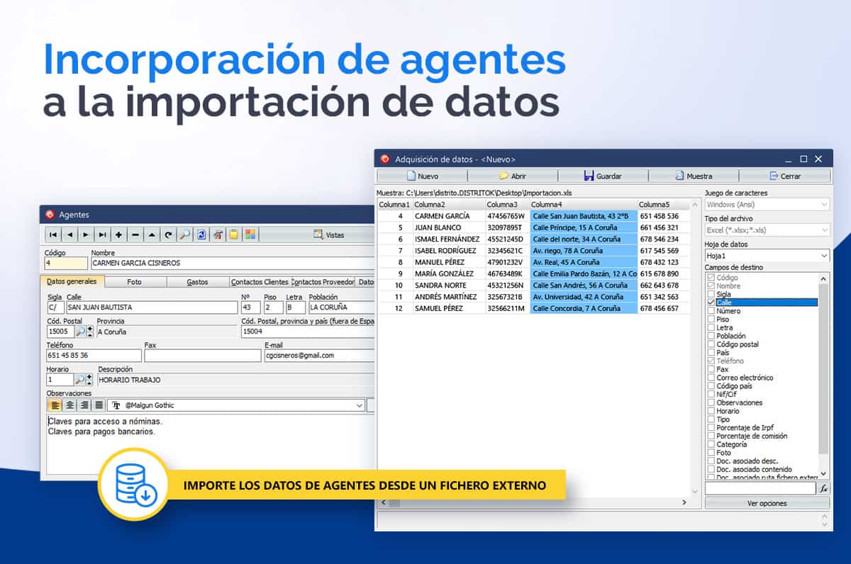 Importación de datos de otros sistemas | Distrito K