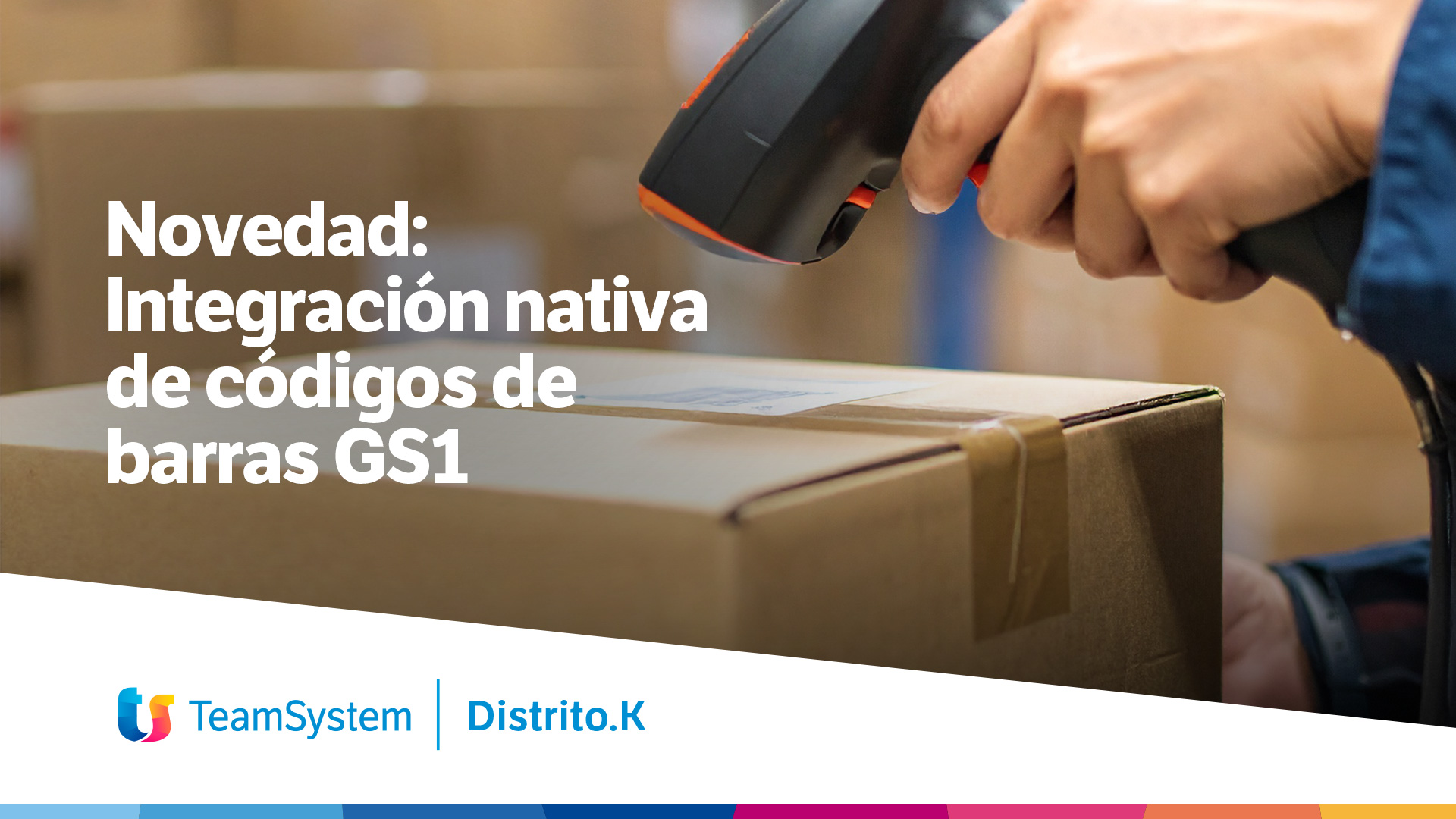 Integración nativa de códigos GS1